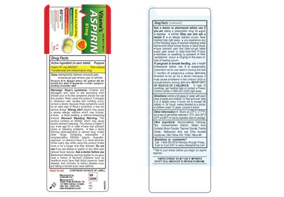 Aspirin 81mg Label (Aspirin 81 mg Label 09.24.2025 (1) Page 0001)